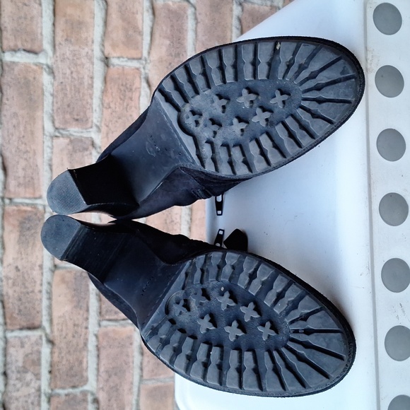 Hogl Genuine Suede Ankle Booties - Picture 8 of 9